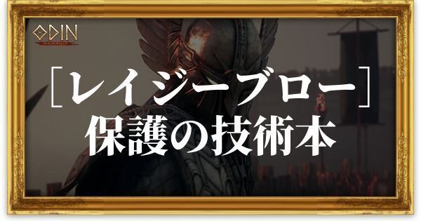 ［レイジーブロー］保護の技術本のアイキャッチ