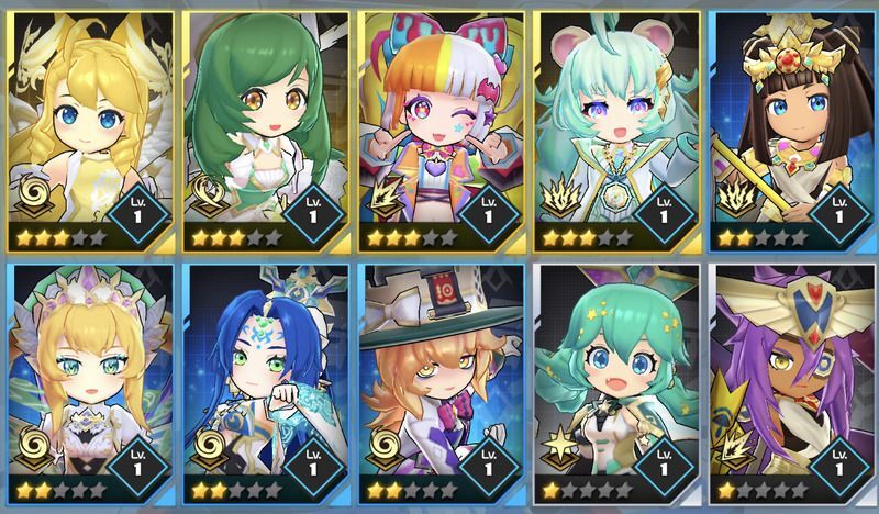 星3キャラを4体以上確保したい