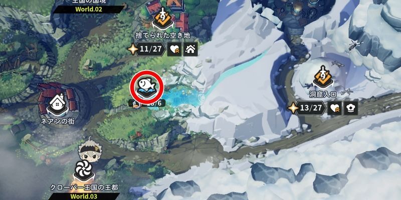 ネアンの街付近の清流