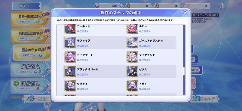 ガチャ確率