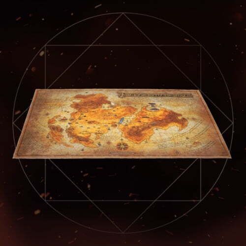 ワールドマップグラフィッククロス