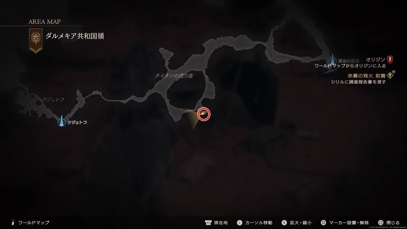 宝の地図のマップ