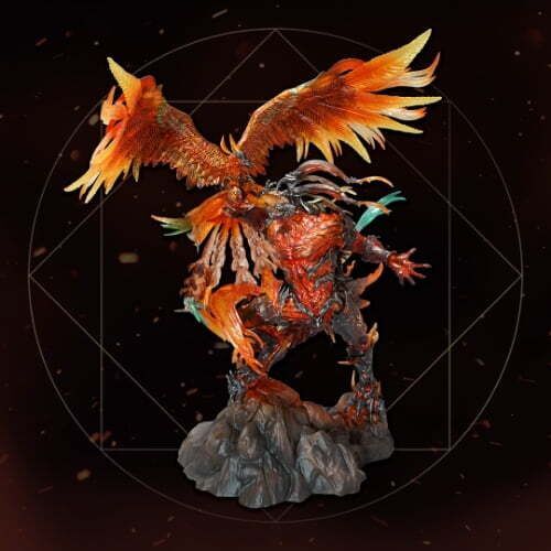 ハイクオリティフィギュア＜フェニックス VS イフリート＞