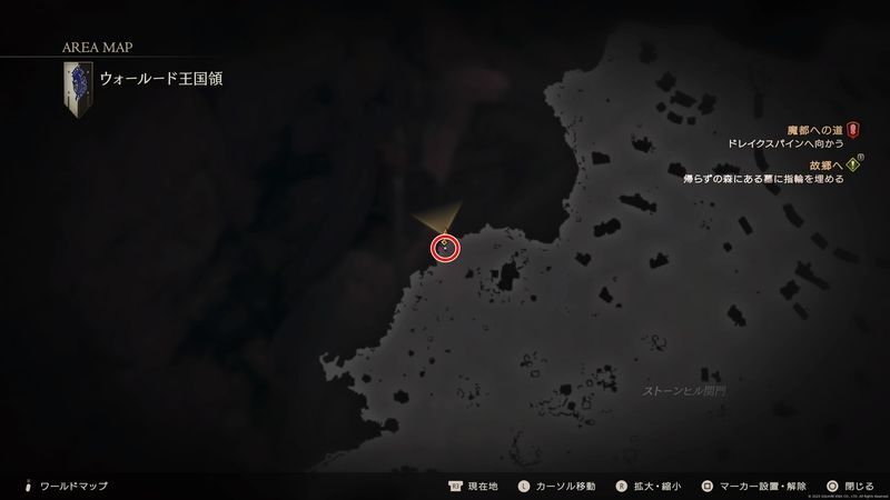 宝の地図のマップ