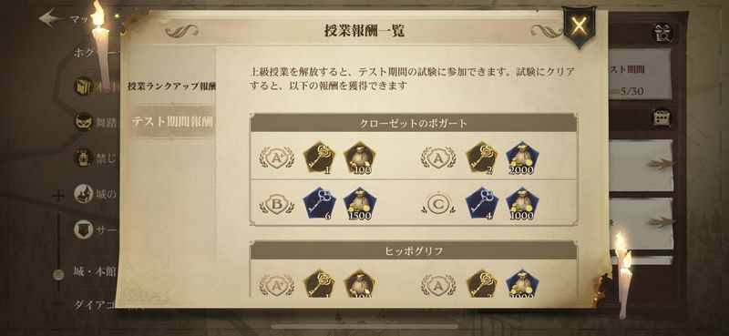 テスト報酬