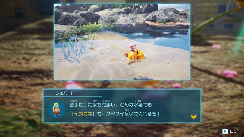 イヌカキを覚える画面