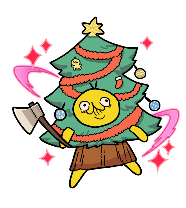 【崩潰二毛】砍人聖誕樹