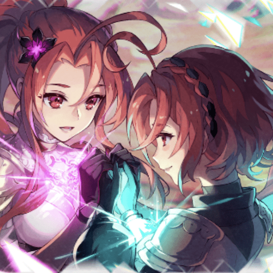 姉妹、手を取り合って