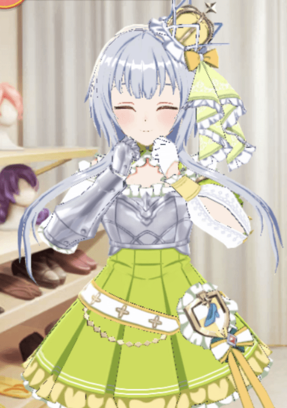 シンデレラと魔法の剣（黄緑）