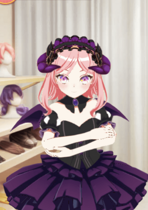 泉の落とし物(紫)