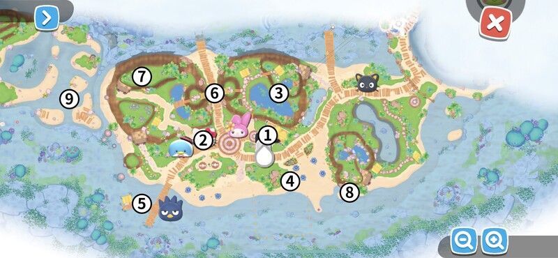 ぐでたまマップ