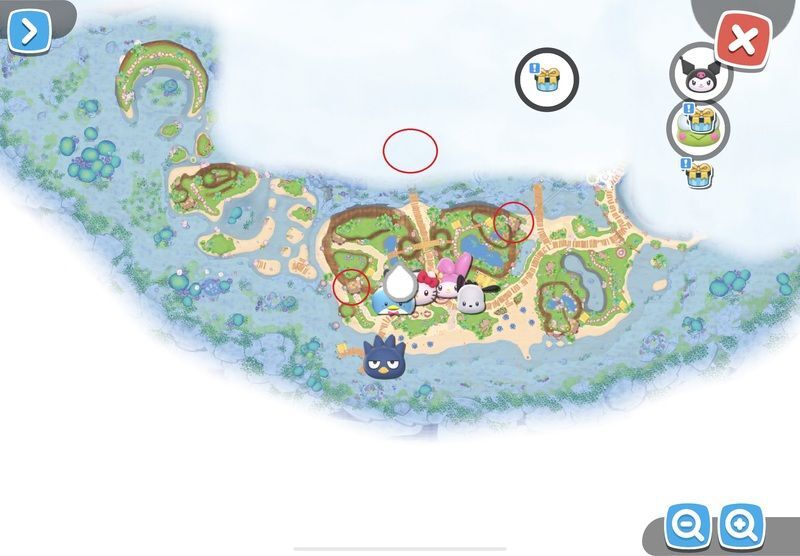 クリスタルの場所