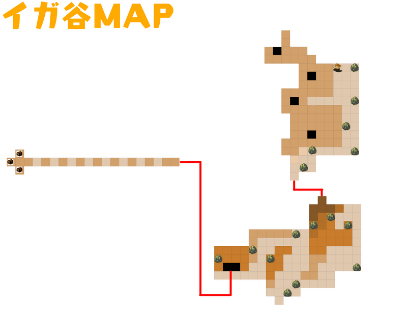 イガ谷のマップ