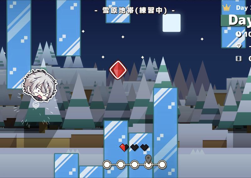 雪原地形パターン3