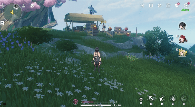 爆薬苞に囲まれた追放者