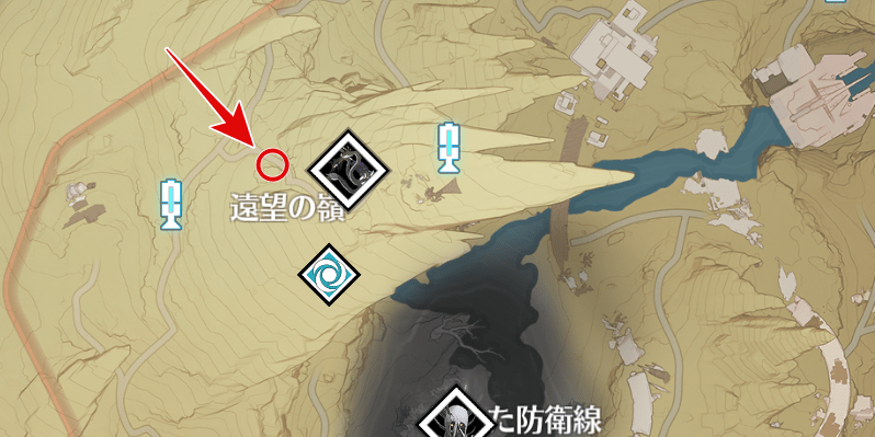 石崩れの高地の灯台を修復の受注場所