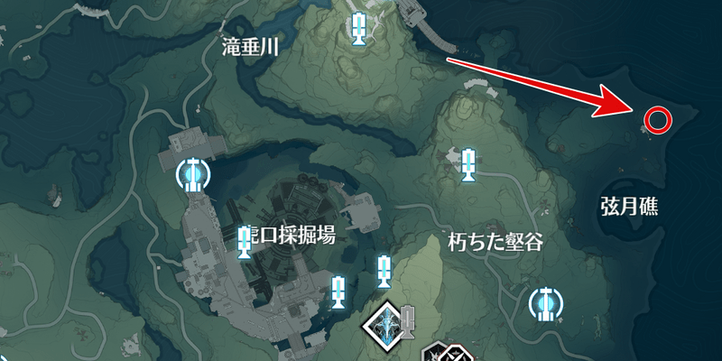 名無し湾の灯台を修復の受注場所