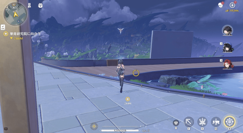 指定の鉤縄ポイント