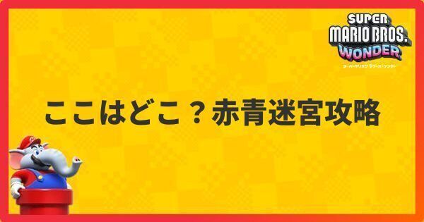 ここはどこ？赤青迷宮攻略