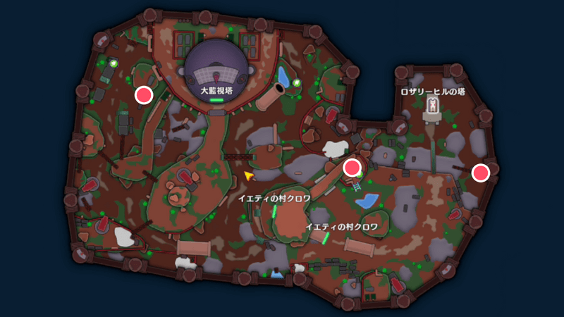 鉄鋼砦の魔界の卵の場所