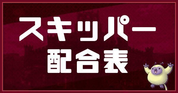スキッパーの配合表