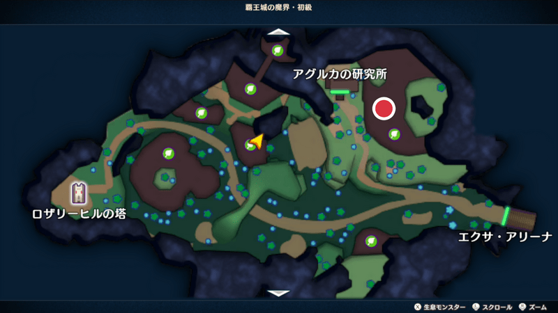 覇王城の魔界（初級）の宝箱マップ5