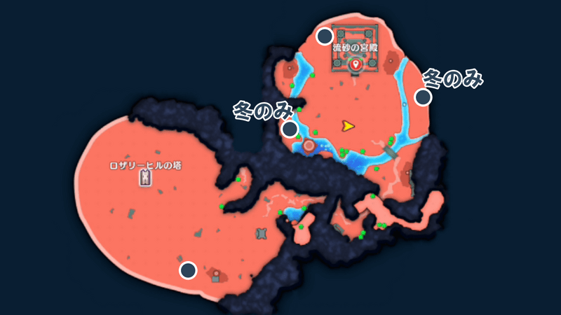 流神殿の魔界(中級)の卵の場所