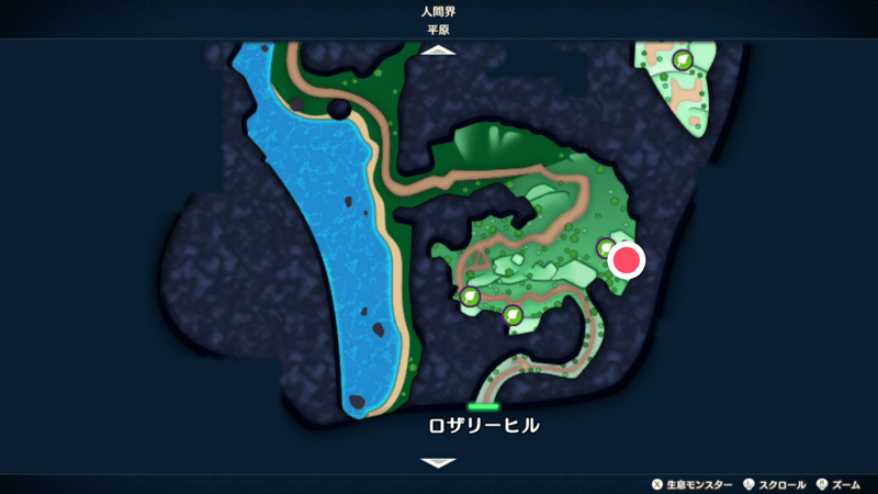 人間界（平原）の宝箱マップ3