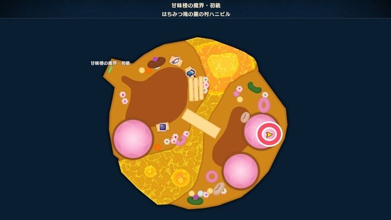 甘味楼の魔界（初級）の小さなメダルマップ2