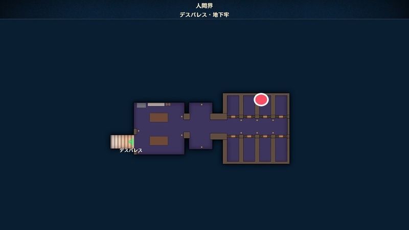 デスパレスの小さなメダルマップ