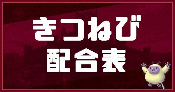 きつねびの配合表