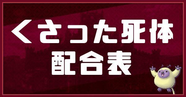 くさった死体の配合表