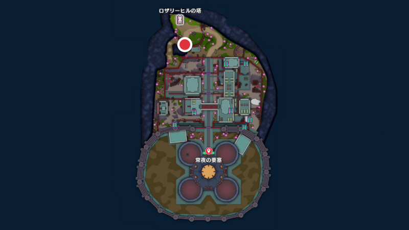 鉄鋼砦の魔界(中級)の小さなメダルマップ1