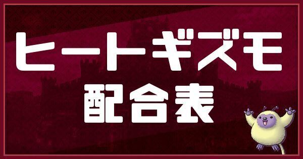 ヒートギズモの配合表