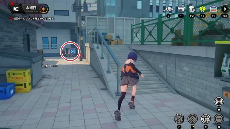 迷子の自走カーゴの場所_ルミナスクエア②詳細