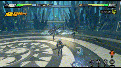 マリオネットツインズの攻撃モーション