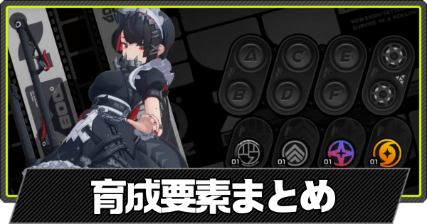 キャラの育成要素