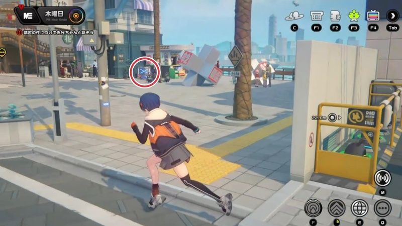 迷子の自走カーゴの場所_ルミナスクエア①