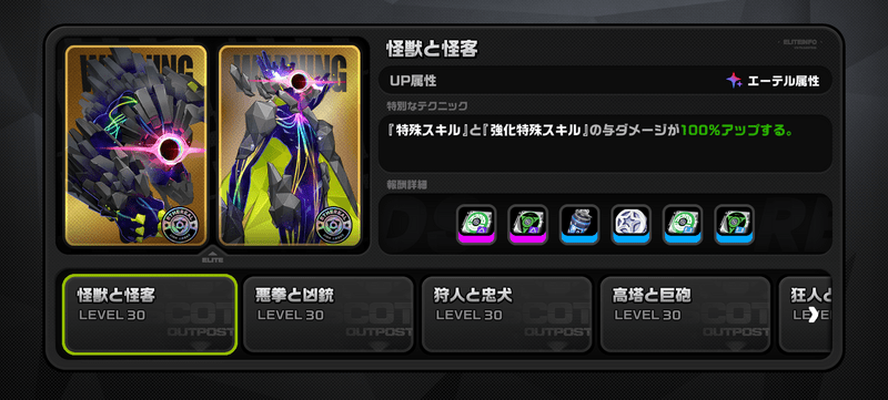 定期掃討の解放条件