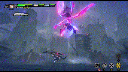 ニネヴェ戦の戦闘画面