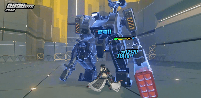 グレースの戦闘画面