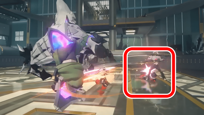 ルーシーの戦闘画面