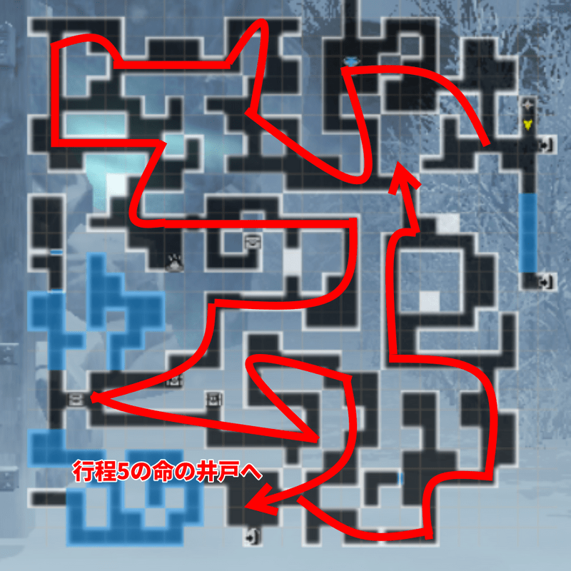 スノーウルフリーダー撃破後