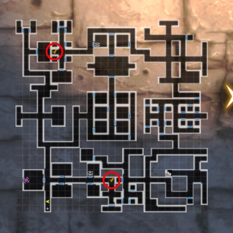 フォードレイグの迷宮B3Fの遺体の場所