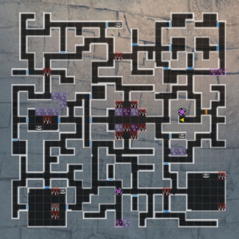 古城跡9Fのマップ(βシーズン3)