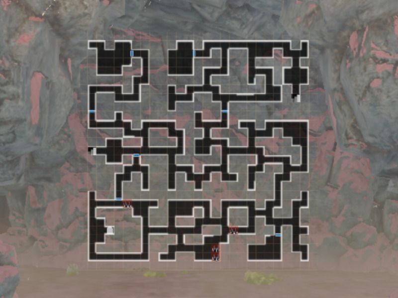 鬼啼島B1Fマップ