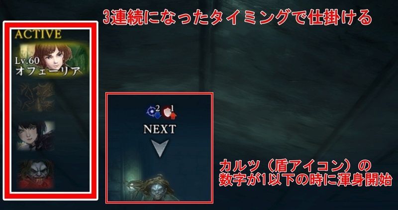 渾身の一撃3連打