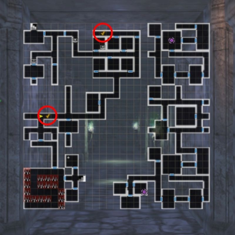 フォードレイグの迷宮B2Fの遺体の場所