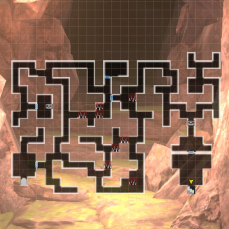 王の試練のマップ