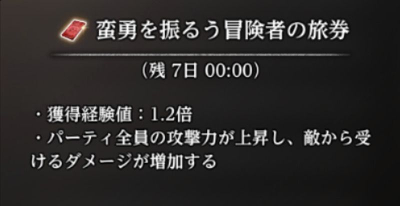 死線を渡る冒険者の旅券